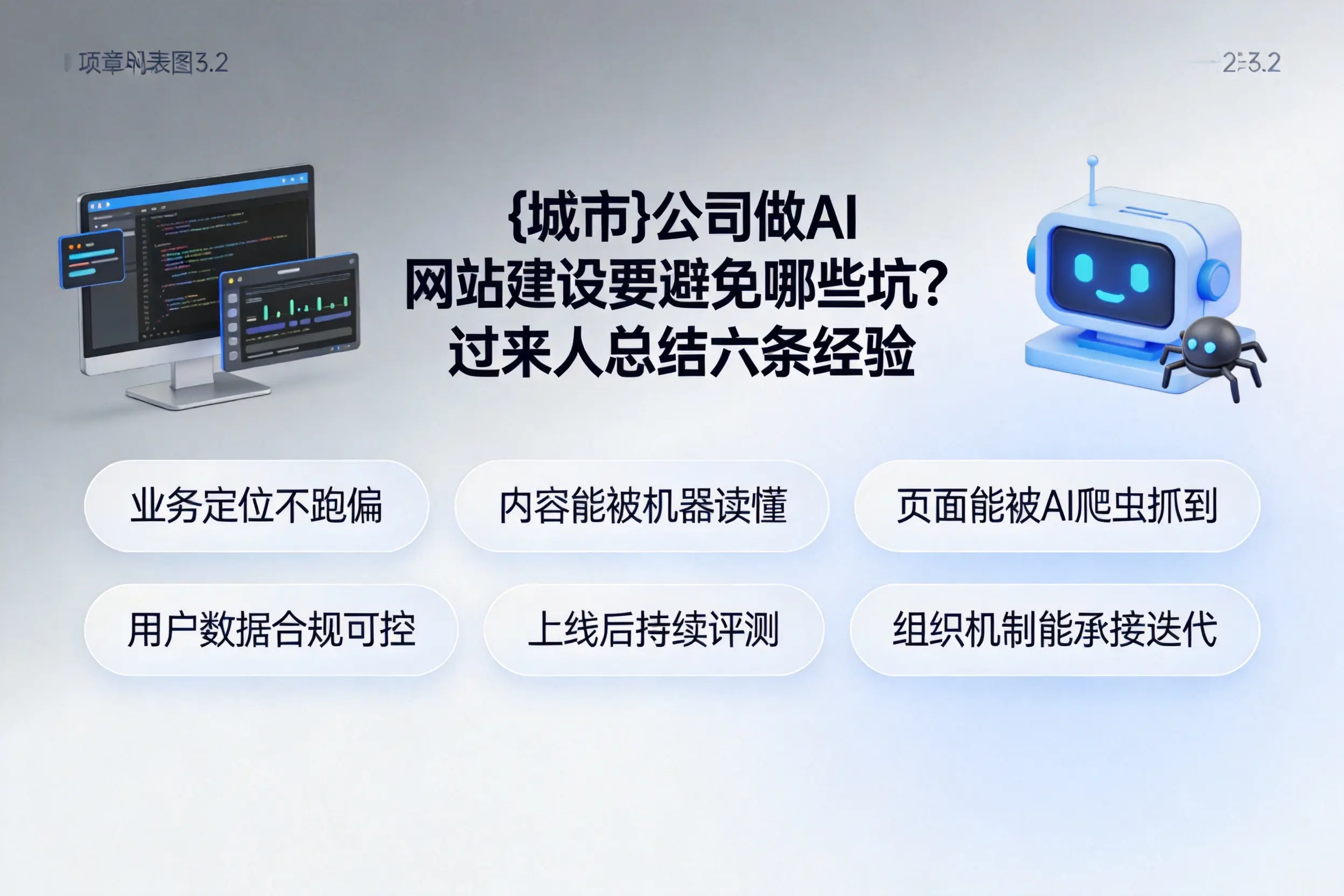 楚雄公司做AI网站建设要避免哪些坑？过来人总结六条经验