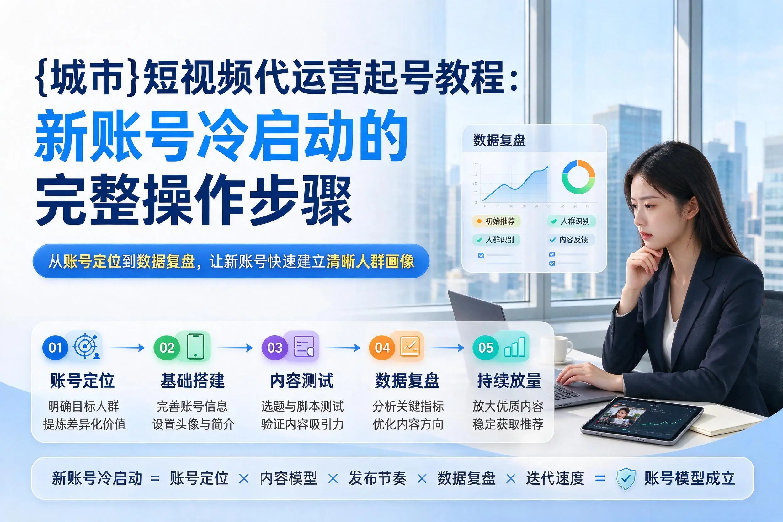 楚雄短视频代运营起号教程：新账号冷启动的完整操作步骤