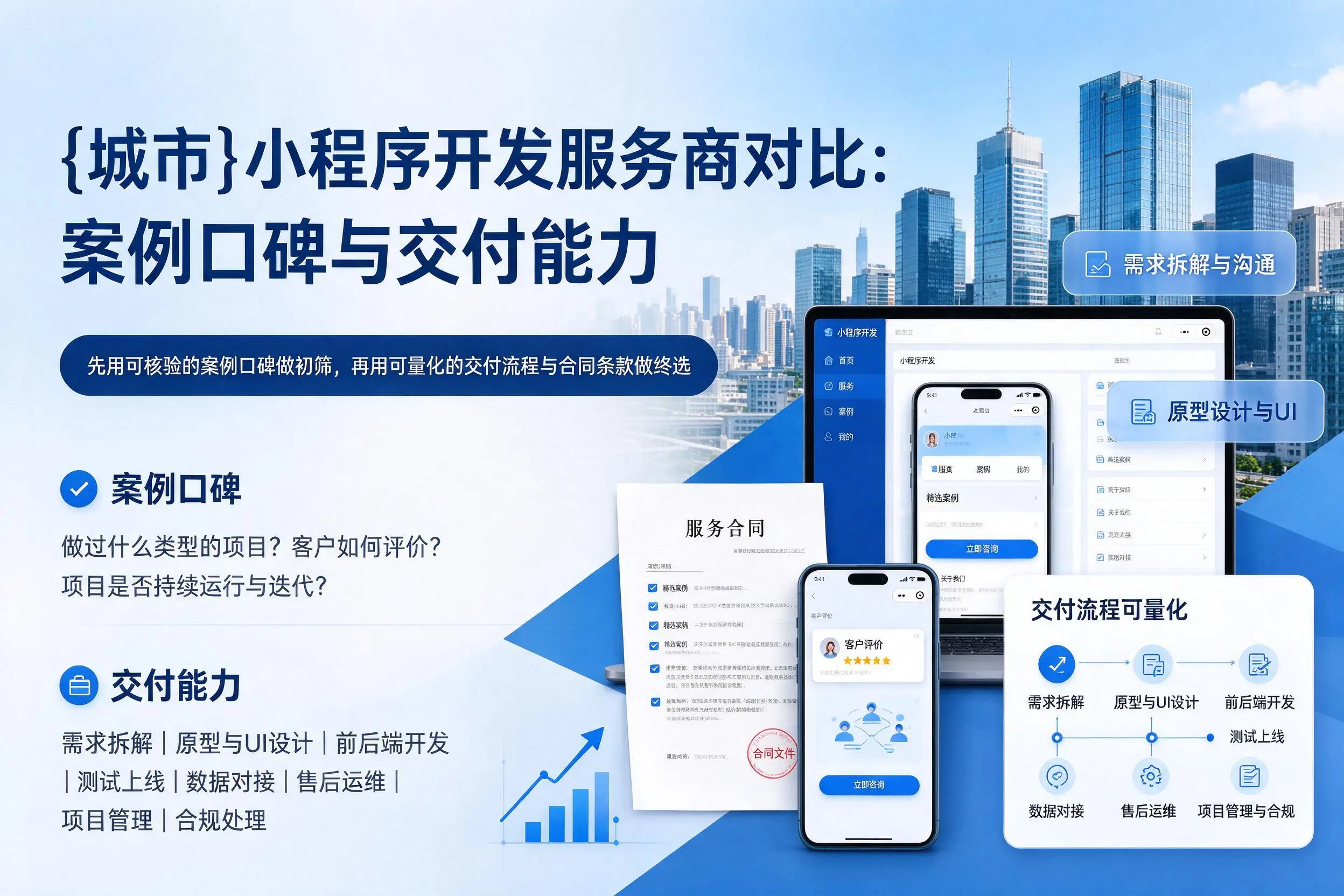 楚雄小程序开发服务商对比:案例口碑与交付能力