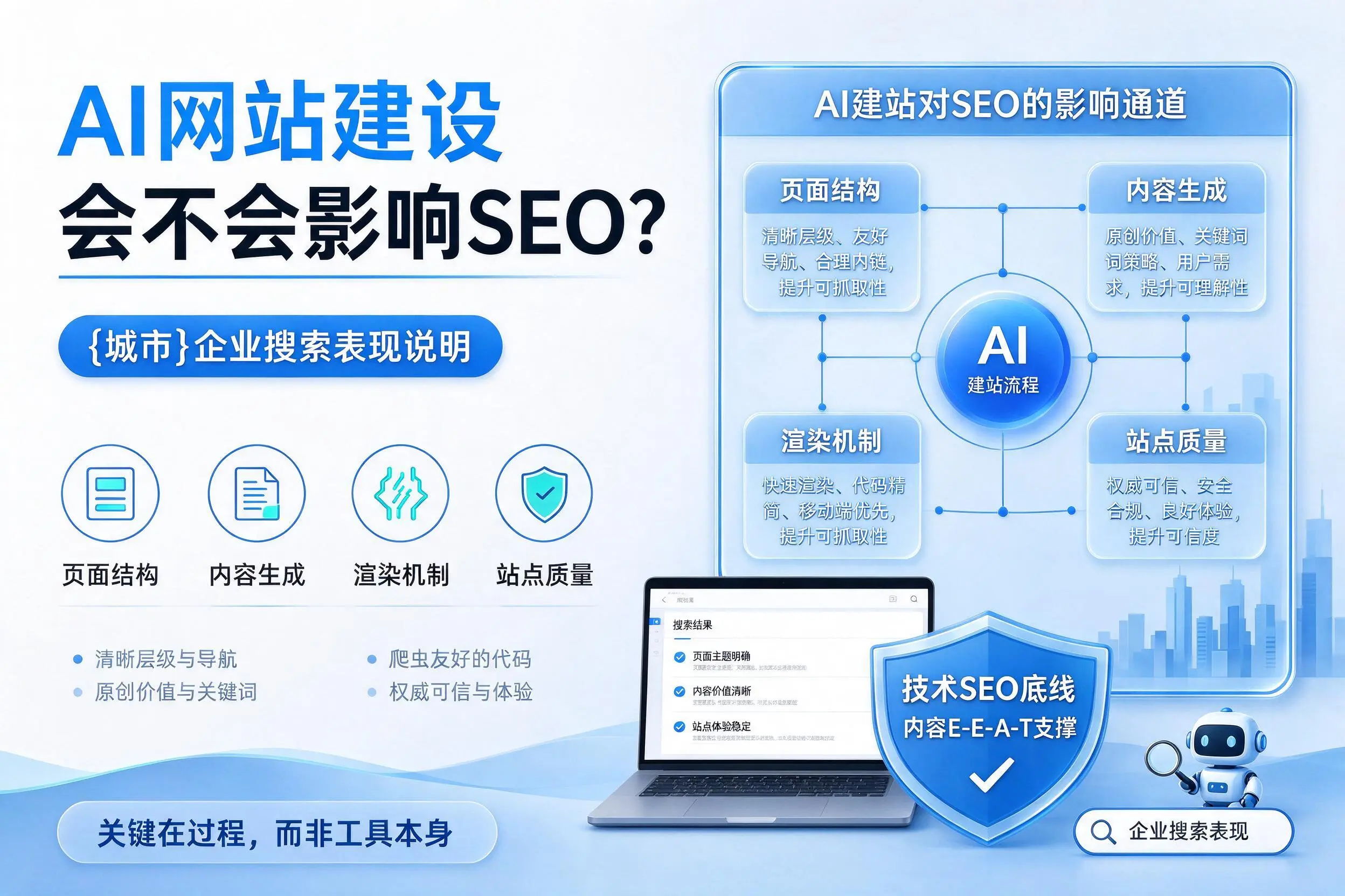 AI网站建设会不会影响SEO？楚雄企业搜索表现说明