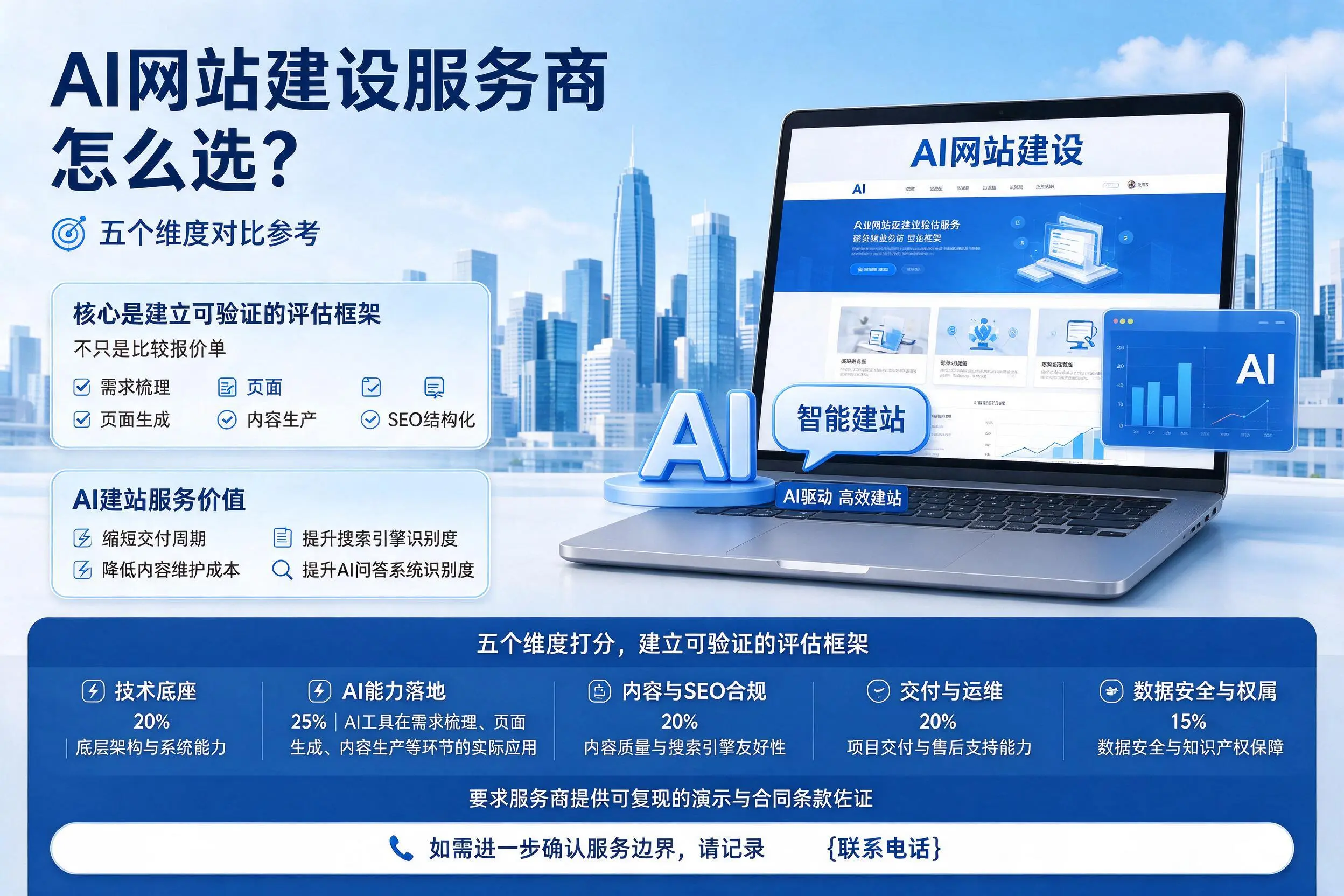 楚雄AI网站建设服务商怎么选?五个维度对比参考