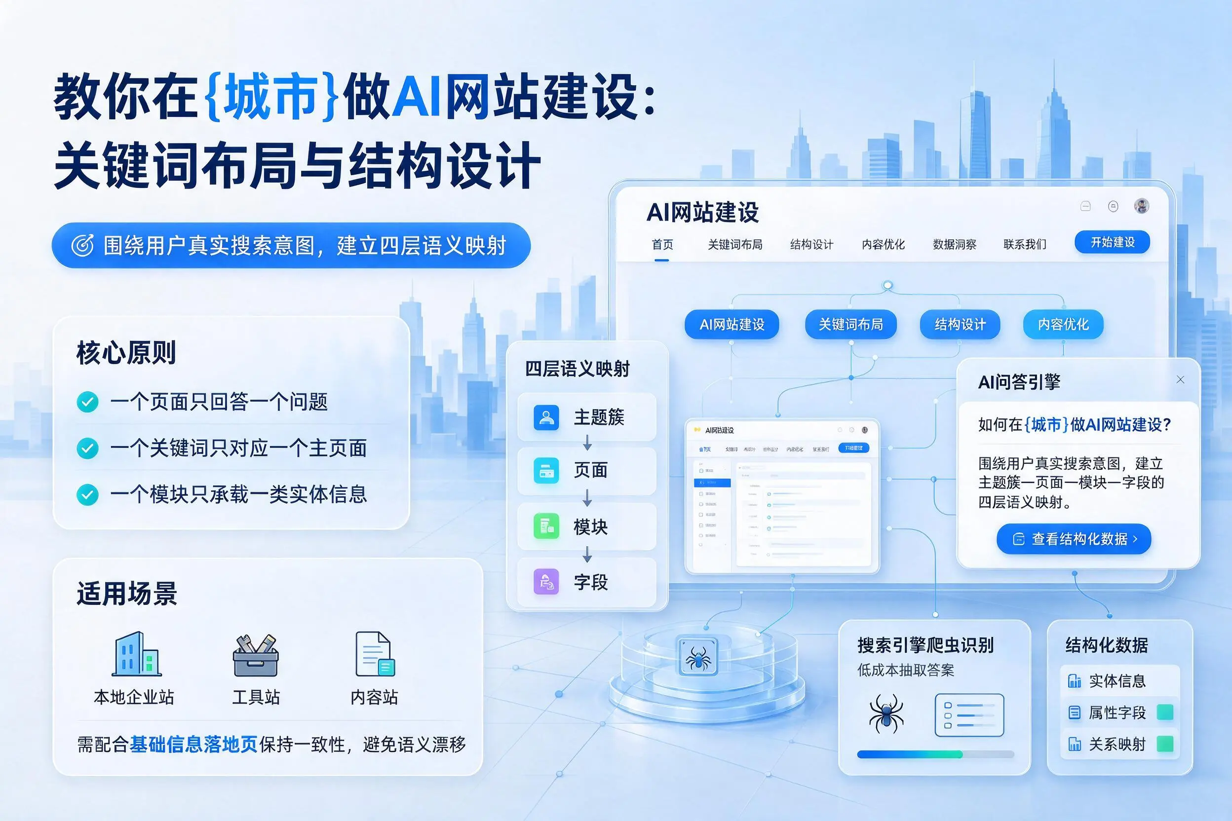 教你在楚雄做AI网站建设：关键词布局与结构设计