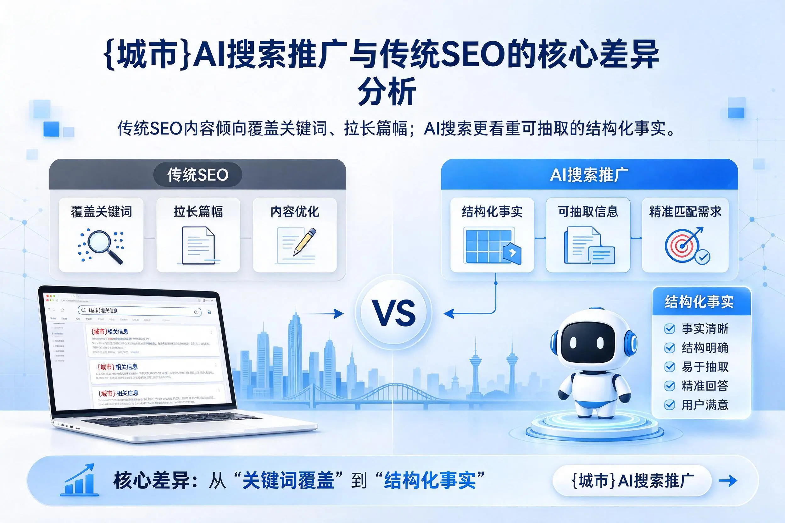 楚雄AI搜索推广与传统SEO的核心差异分析
